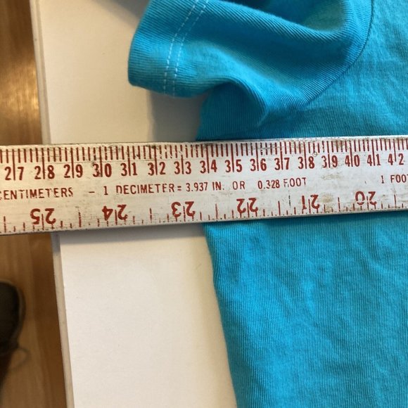 Life is good Womens xl Crusher Tee Teal Sun Offroad Scoop Neck T Shirt - Picture 3 of 7